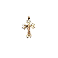 Blooming Crucifix CZ Pendant (14K)