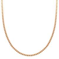 Box Chain (14K) 14 Karat Yellow Gold Popular Jewelry