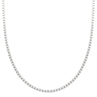Box Chain (14K) 14 Karat White Gold Popular Jewelry