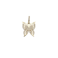 Butterfly CZ Pendant 2 (14K)