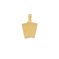Ace of Hearts and Ace of Spades ALL IN! Pendant (14K)