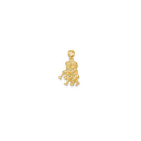 3-D Gemini Zodiac Pendant (14K)