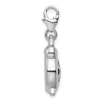 Alarm Clock Charm (Silver)