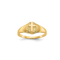 Cross Baby Ring (14K)