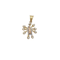 CZ Virgin Mary Pendant (14K) Popular Jewelry New York