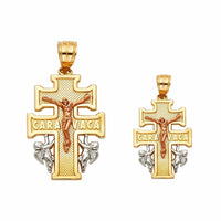Caravaca Jesus Crucifix Pendant (14K).
