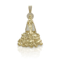 Caridad de Cobre Large Pendant (14K) Popular Jewelry New York