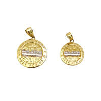 Last Supper Pray For Us Medallion Pendant (14K)
