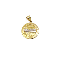 Last Supper Pray For Us Medallion Pendant (14K)