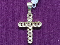 Iced-Out Cubanlink Cross Pendant Silver - Lucky Diamond 恆福珠寶金行 New York City 169 Canal Street 10013 Jewelry store Playboi Charlie Chinatown @luckydiamondny 2124311180