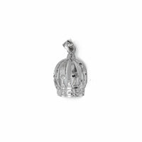 Crown King Pendant (14K) 14 Karat White Gold, Popular Jewelry New York