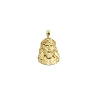 Crown of Thorns Jesus Head Pendant (14K)