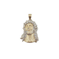Crown of Thorns Jesus Head Pendant (10K)