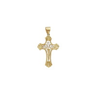 Crucifix CZ Pendant (10K)