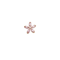 Crystal Petals CZ Pendant (14K)