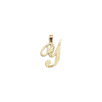 Cursive Initial Letter Pendant (14K)