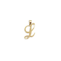 Cursive Initial Letter Pendant (14K)