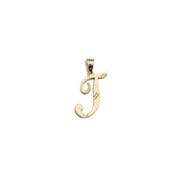 Cursive Initial Letter Pendant (14K)