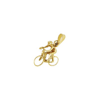 Cyclist Pendant (14K) Popular Jewelry New York