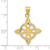 Celtic Eternity Knot Pendant (14K)