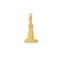 Textured Lighthouse Pendant (14K)
