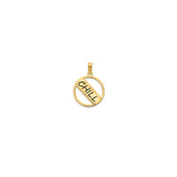 Chill Regal Round Medallion Pendant (14K)