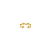 Diamond Cut Toe Ring (14K)
