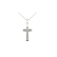 Diamond Cross Pendant (14K)