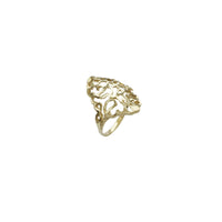 Diamond-Cut Doodle Ring (14K)
