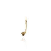 Diamond-Cut Golf Club Pendant (14K)