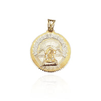 Diamond-Cut Virgin Altagracia Medallion Pendant (14K)