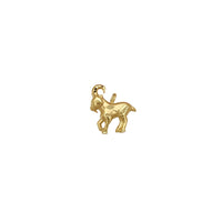 Diamond-Cuts Goat Pendant (14K) Popular Jewelry New York