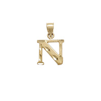 Diamond-Cut Letter/Initial Pendant (14K)