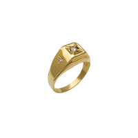 Diamond Men's Signet Ring (14K) Popular Jewelry New York