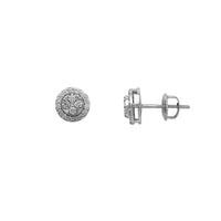 Diamond Round Stud Earrings (14K) Popular Jewelry New York