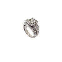Diamond Three Square Ring (14K)