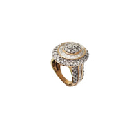 Diamond UFO Round Ring (14K)