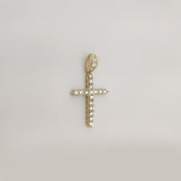 Diamond Cross Pendant (14K) Popular Jewelry New York