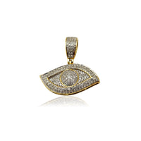 Diamond Egyptian Eye Pendant (10K) Popular Jewelry New York