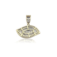 Diamond Egyptian Eye Pendant (10K) Popular Jewelry New York