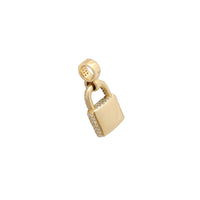 Diamond Iced-out Padlock Pendant (14K) Popular Jewelry New York
