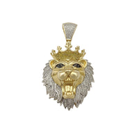 Diamond Lion King Pendant (10K) Popular Jewelry New York