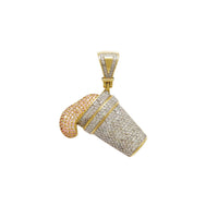 Diamond Pink Drank Pendant (10K)