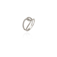 Diamond Reverse Criss Cross Ring (14K) New York Popular Jewelry