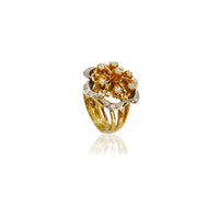 Diamond Vintage Florar Opal Ring (14K) Popular Jewelry New York