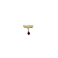 Dios Te Bendiga Black Onyx Brooch/Pin (14K) Popular Jewelry New York