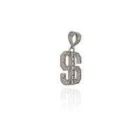 Iced-Out Dollar Sign CZ Pendant (Silver) New York Popular Jewelry