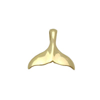 Dolphin Tail Pendant (14K).