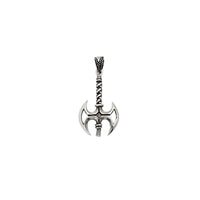 Double Sided Axe Pendant (Silver)