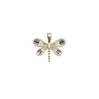 Dragonfly CZ Pendant (14K)